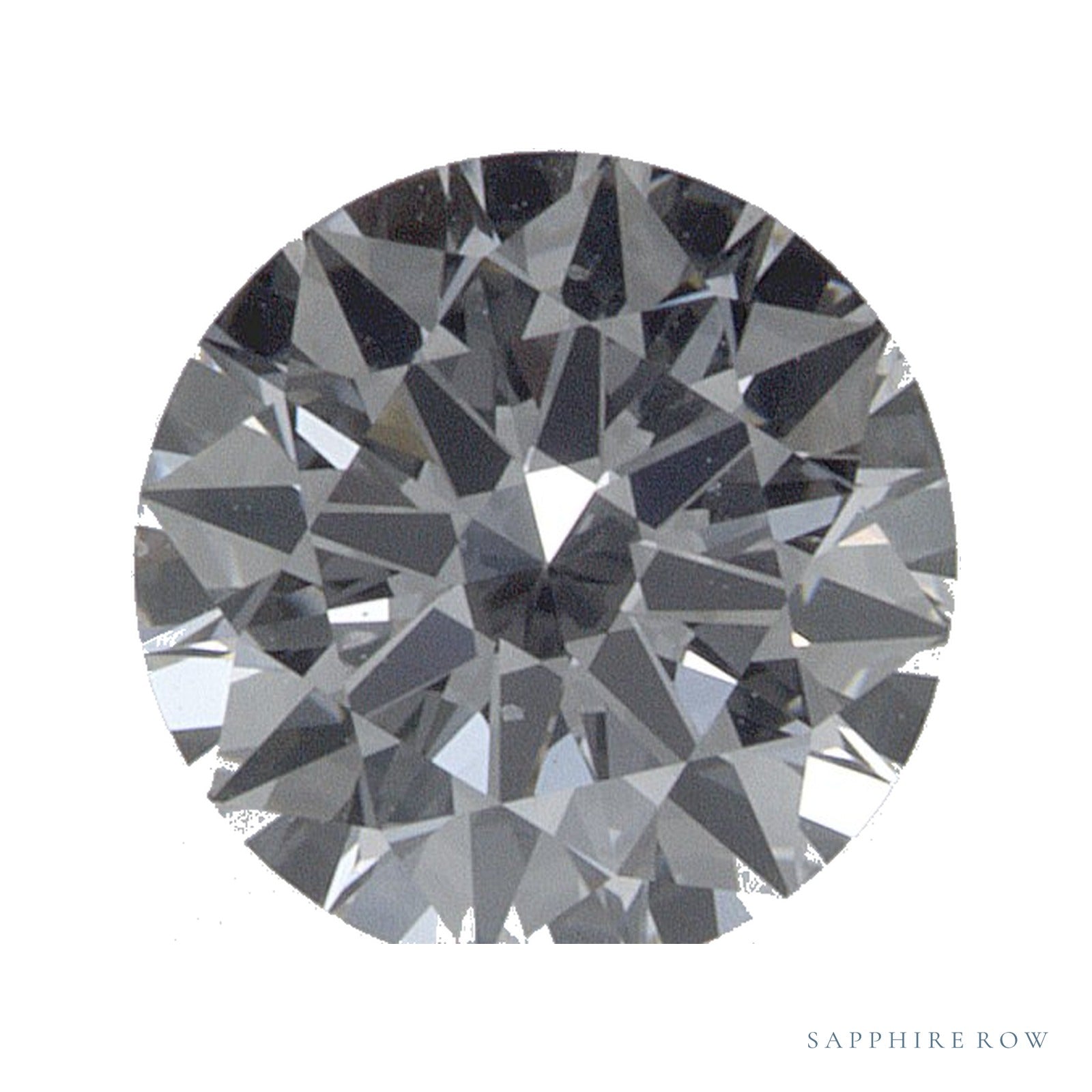 0.72 ct lab-grown diamond, round cut | Sapphire Row · cut4