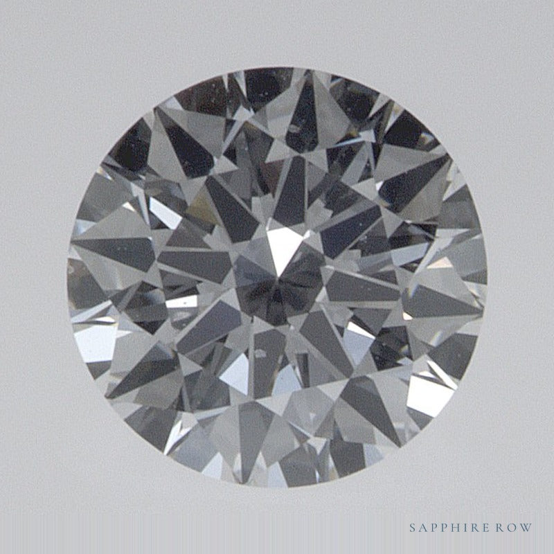 0.72 ct lab-grown diamond, round cut | Sapphire Row · cut6