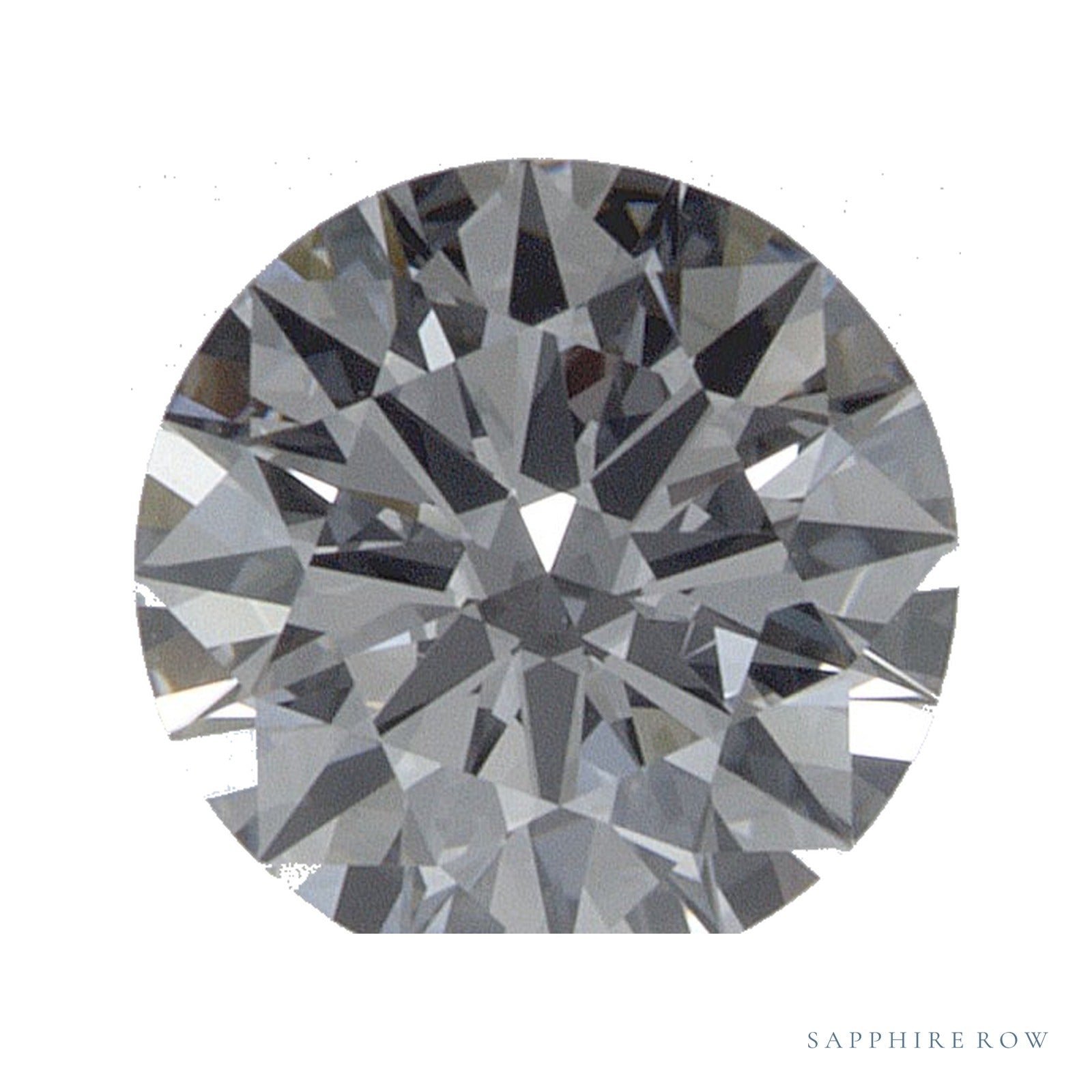 0.72 ct lab-grown diamond, round cut | Sapphire Row · cut4