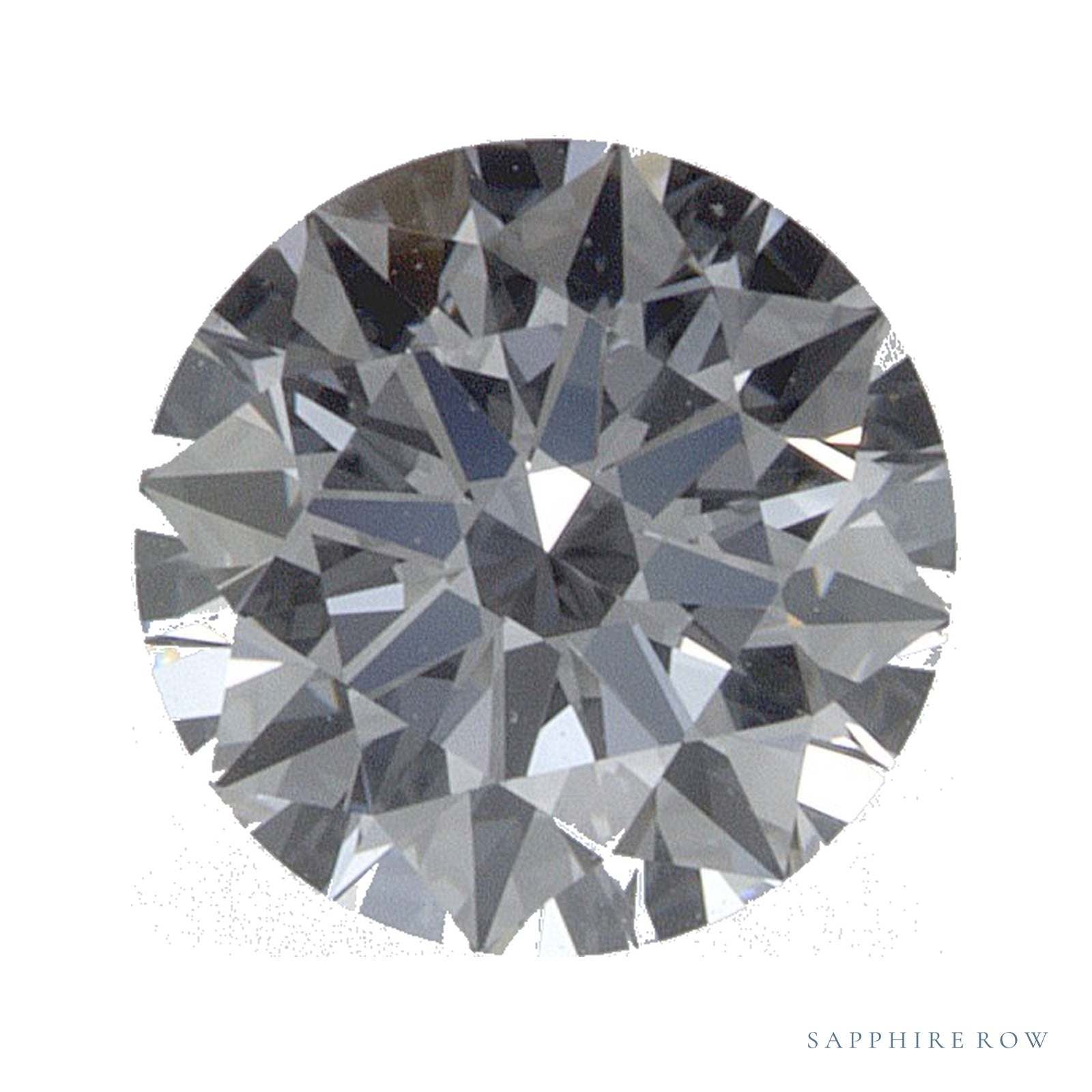 0.72 ct lab-grown diamond, round cut | Sapphire Row · cut4