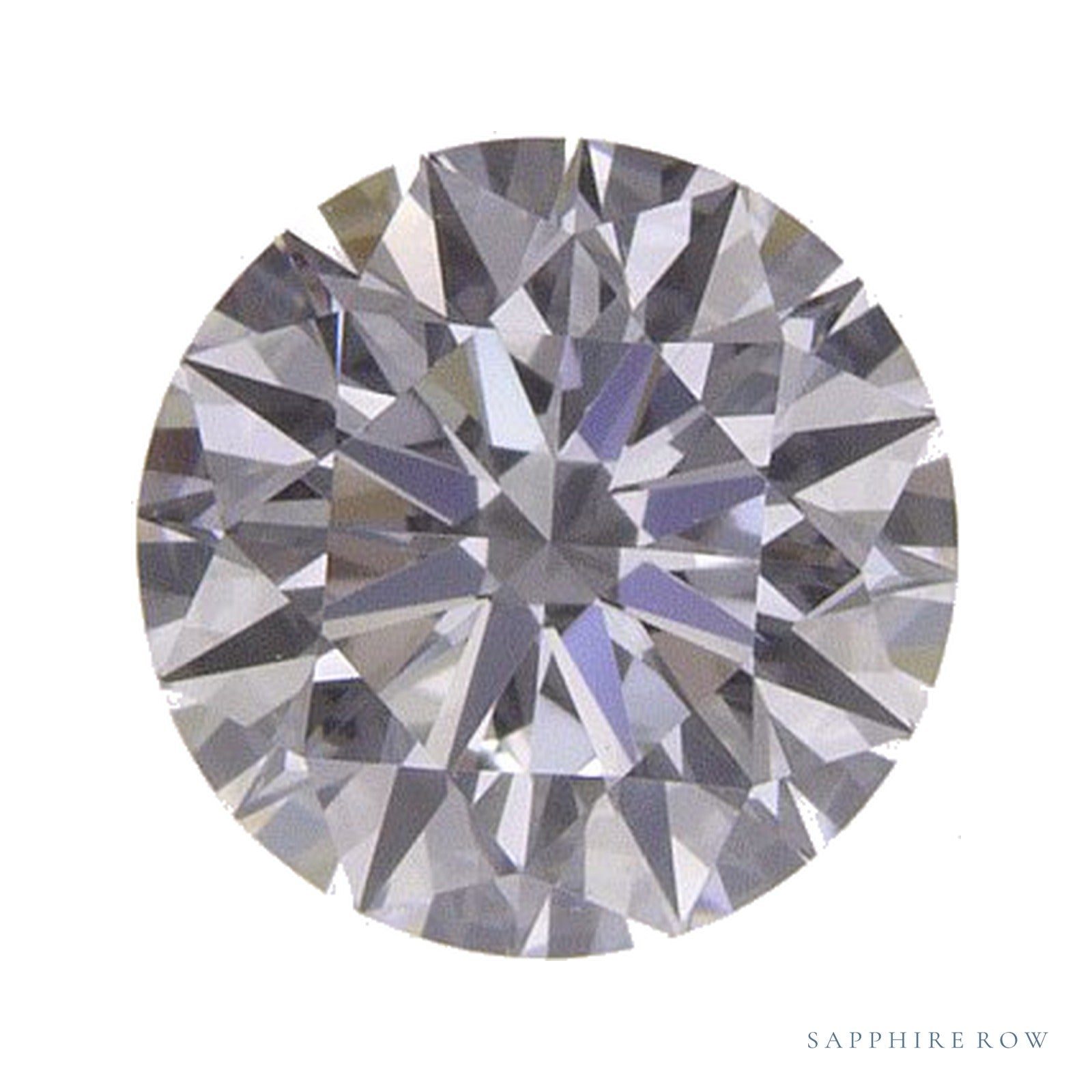 0.72 ct lab-grown diamond, round cut | Sapphire Row · cut4