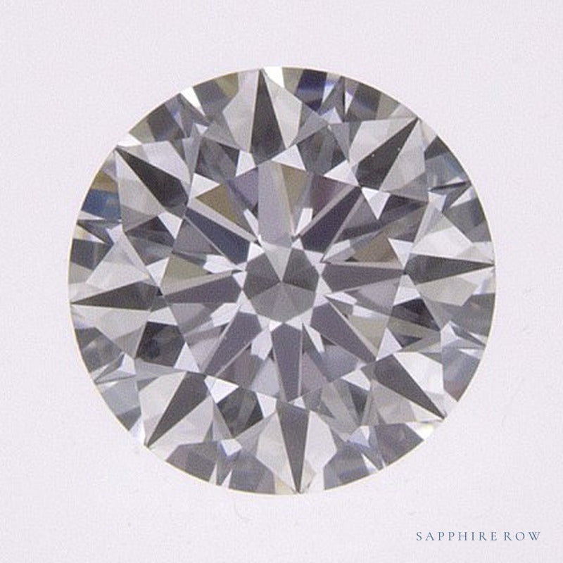 0.72 ct lab-grown diamond, round cut | Sapphire Row · cut6