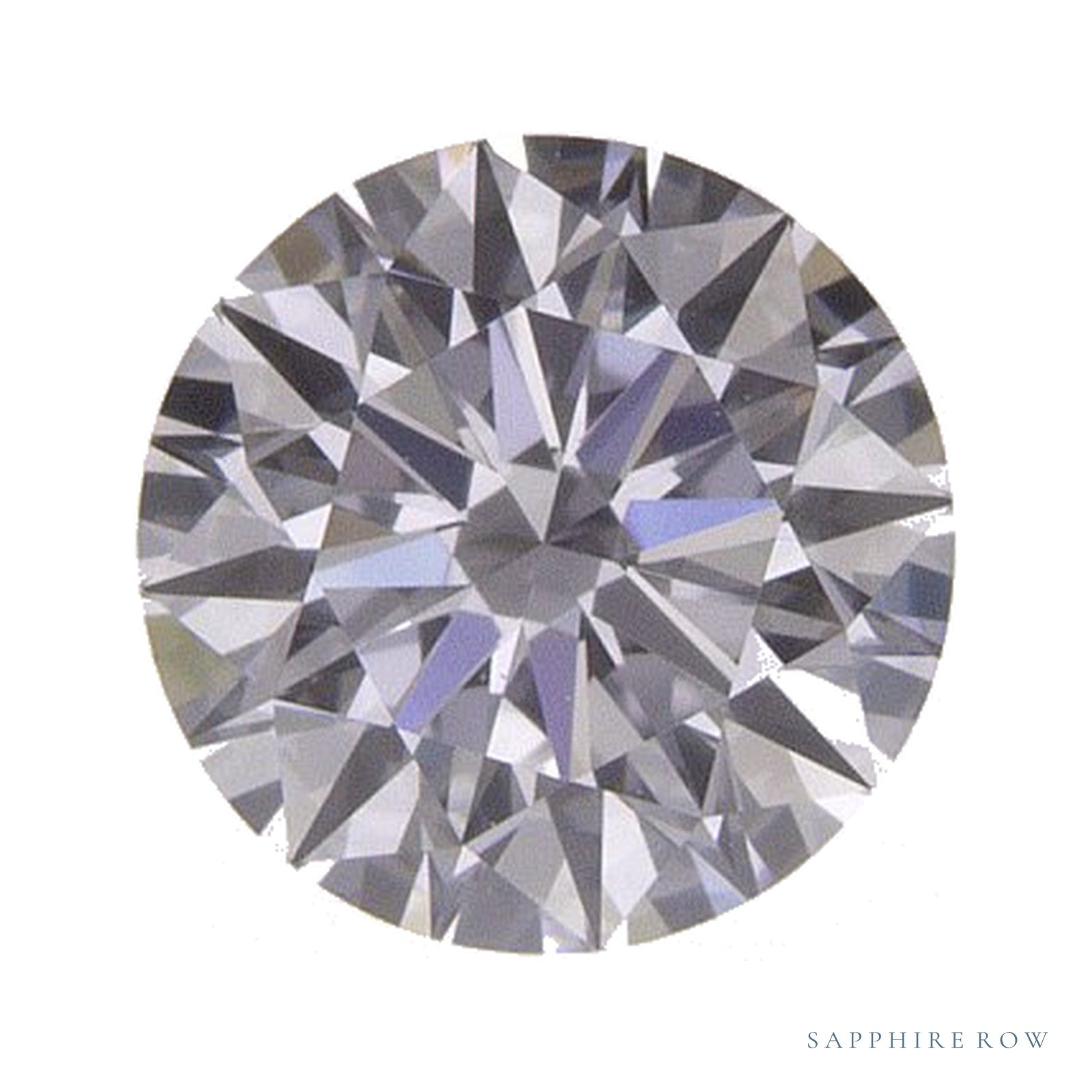 0.72 ct Round Lab-Grown Diamond – D VVS2 — Sapphire Row · cut · cut3 · cut4