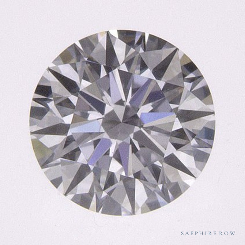 0.72 ct lab-grown diamond, round cut | Sapphire Row · cut6
