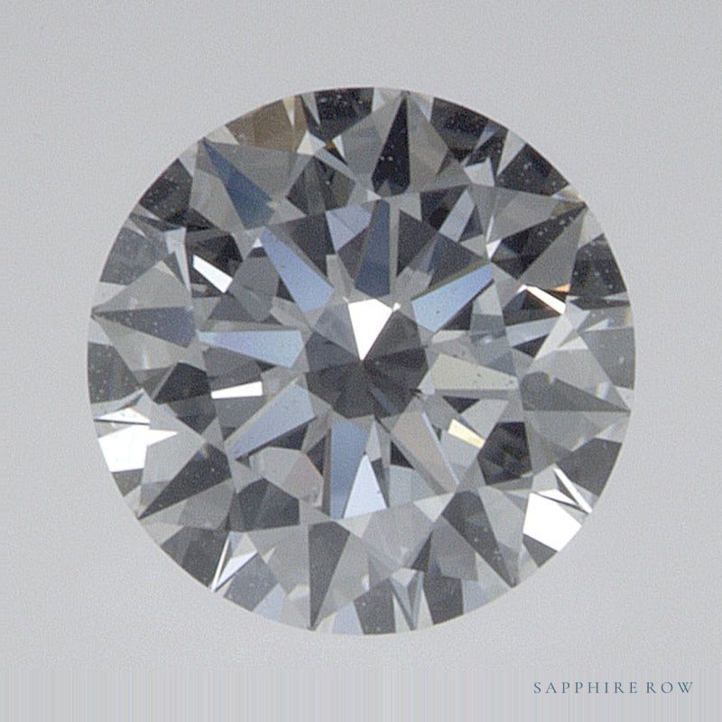 0.72 ct lab-grown diamond, round cut | Sapphire Row · cut6