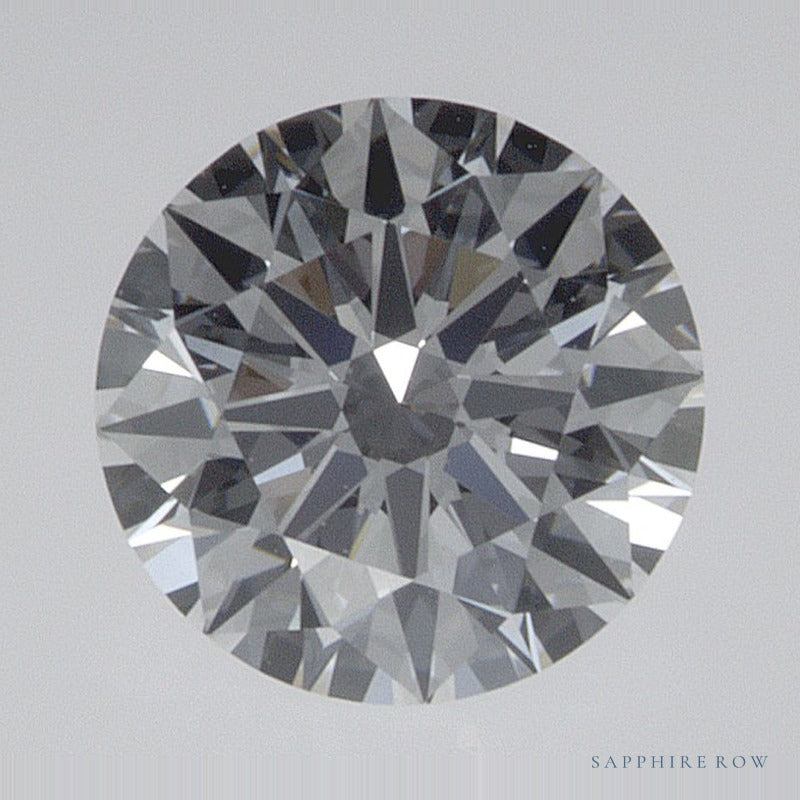 0.72 ct lab-grown diamond, round cut | Sapphire Row · cut6