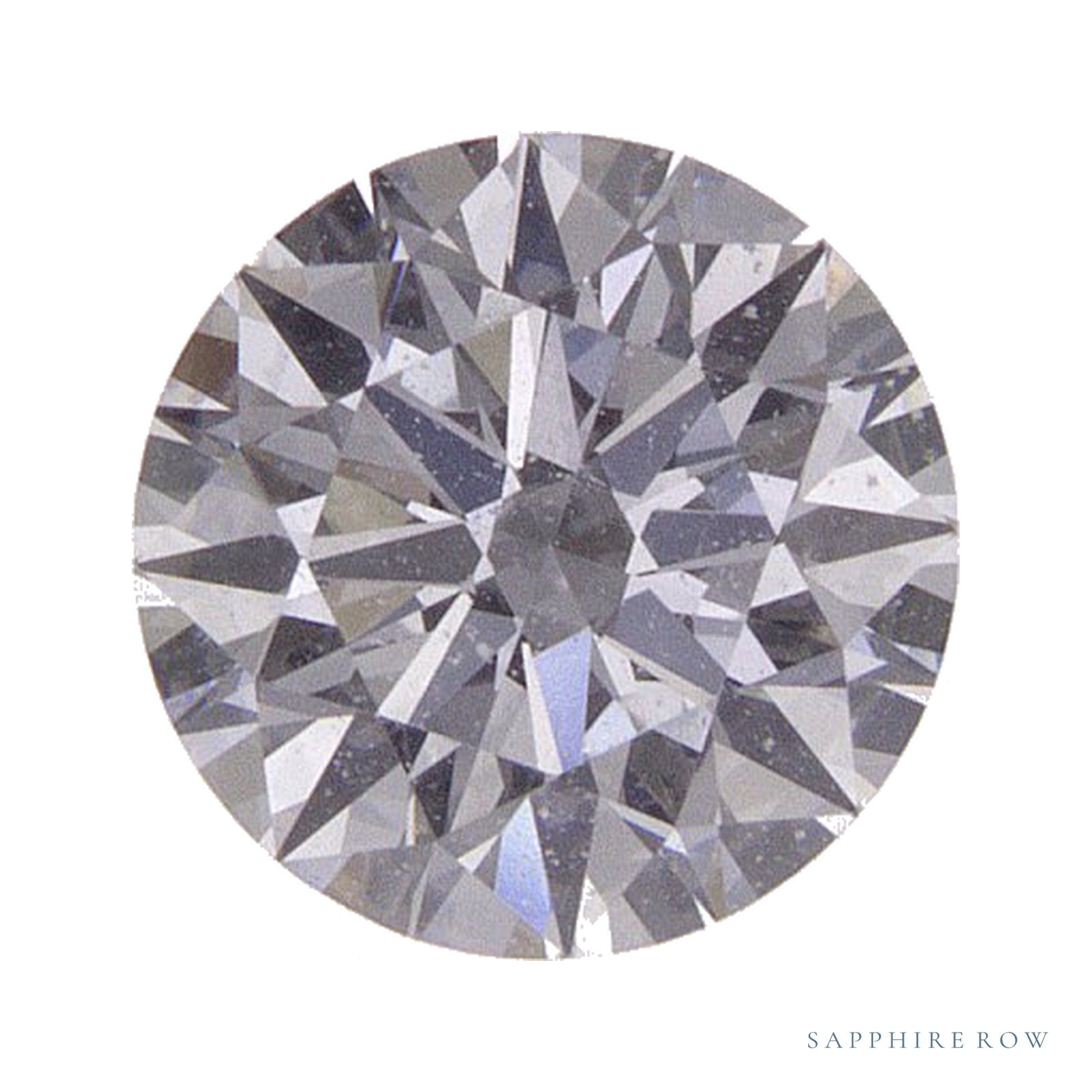 0.72 ct lab-grown diamond, round cut | Sapphire Row · cut4