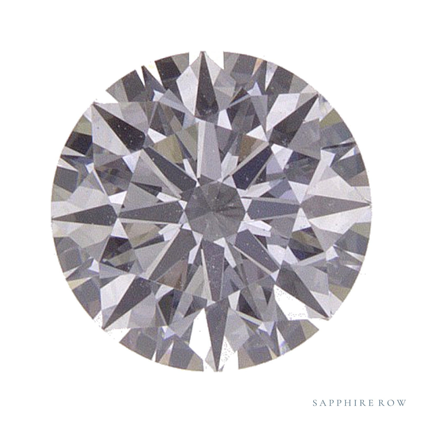 0.72 ct lab-grown diamond, round cut | Sapphire Row · cut4