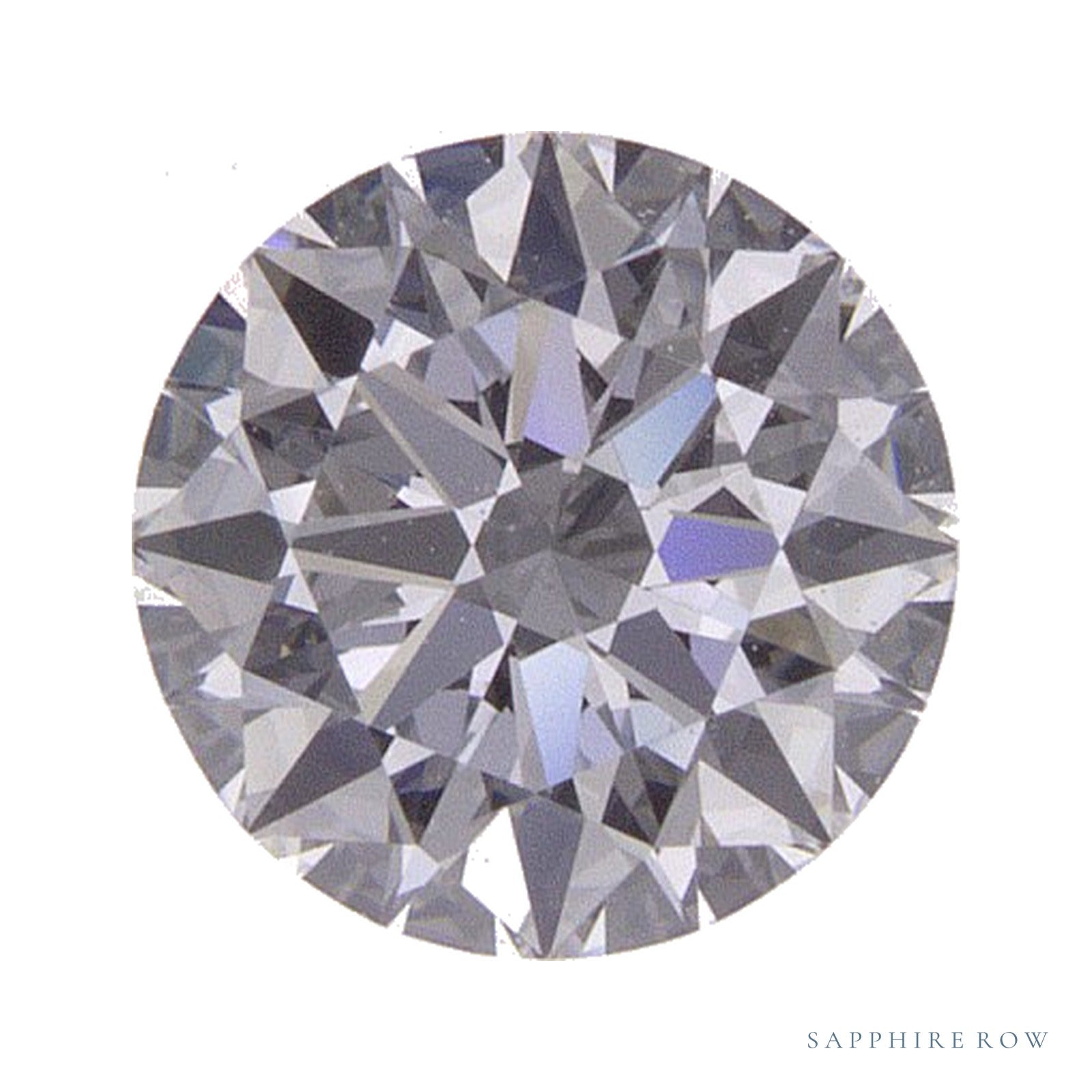 0.72 ct lab-grown diamond, round cut | Sapphire Row · cut4