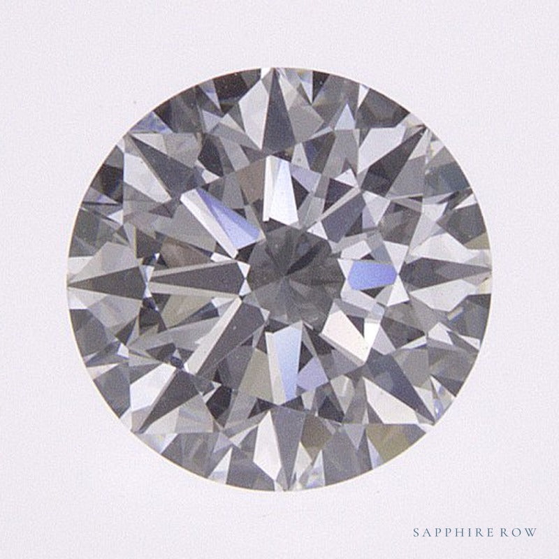0.72 ct lab-grown diamond, round cut | Sapphire Row · cut6