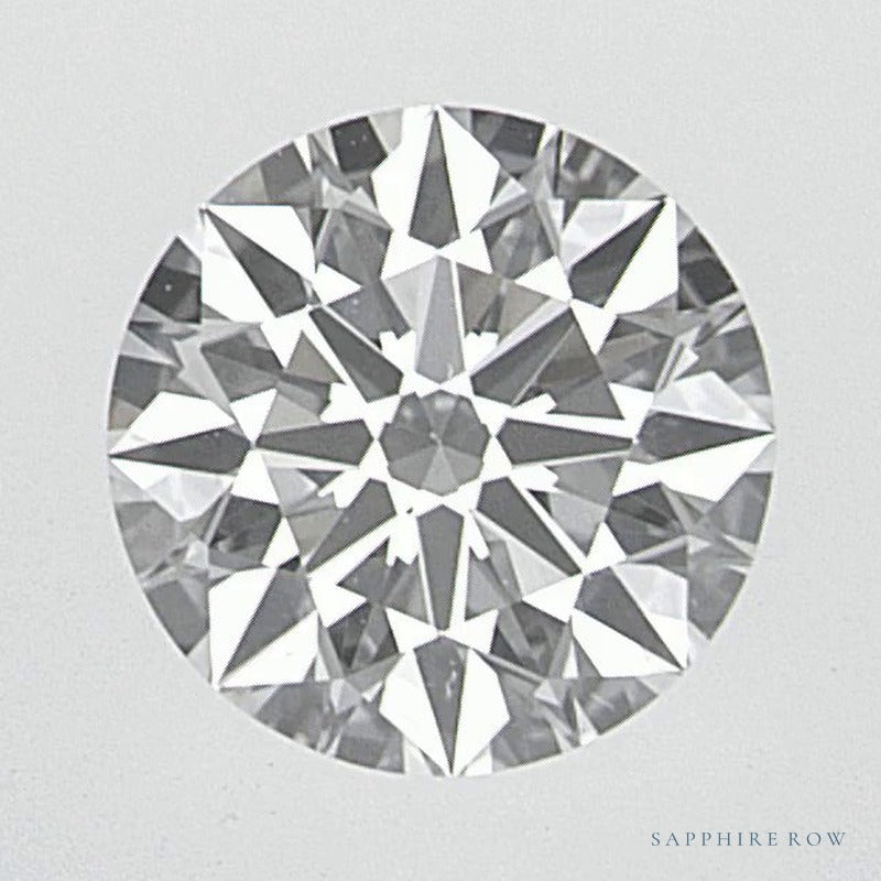 0.72 ct lab-grown diamond, round cut | Sapphire Row · cut6