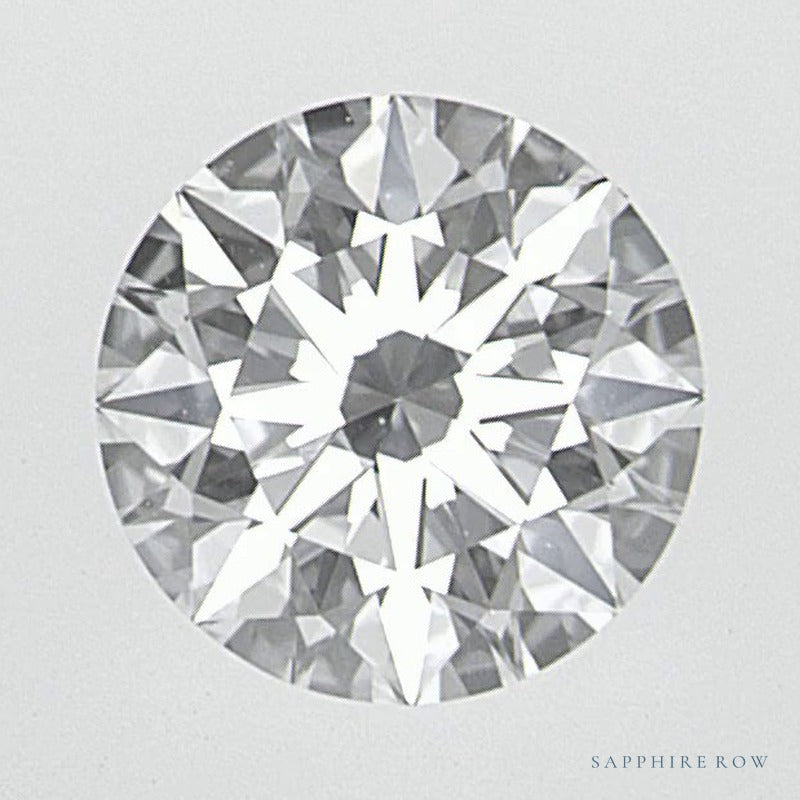 0.72 ct lab-grown diamond, round cut | Sapphire Row · cut7