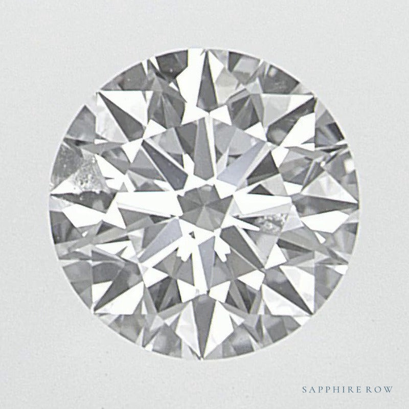 0.72 ct lab-grown diamond, round cut | Sapphire Row · cut6