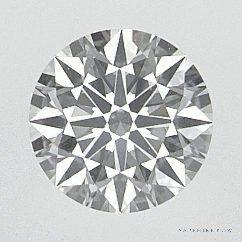0.72 ct lab-grown diamond, round cut | Sapphire Row · cut6