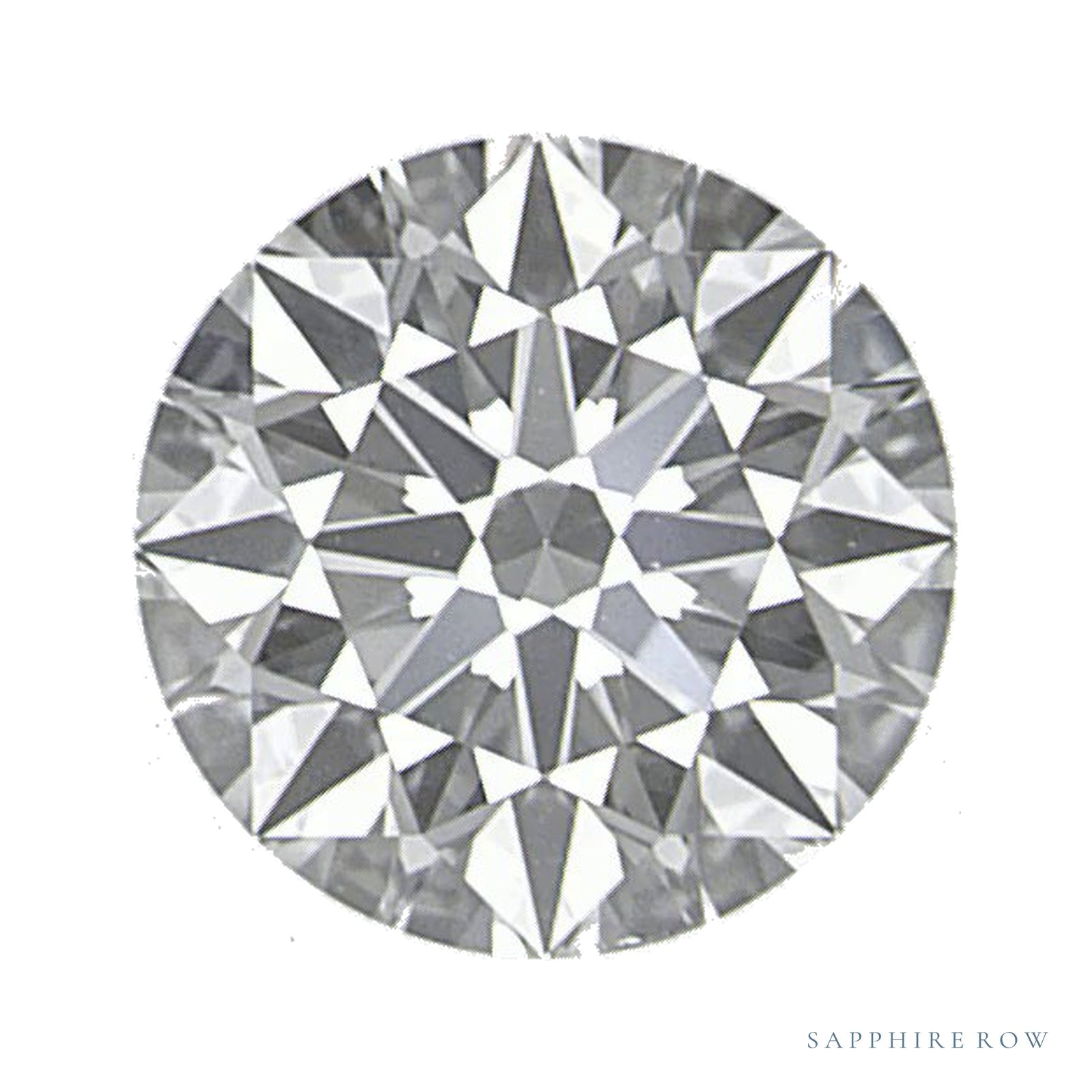 0.72 ct Round Lab-Grown Diamond – D VVS2 — Sapphire Row · cut · cut3 · cut4