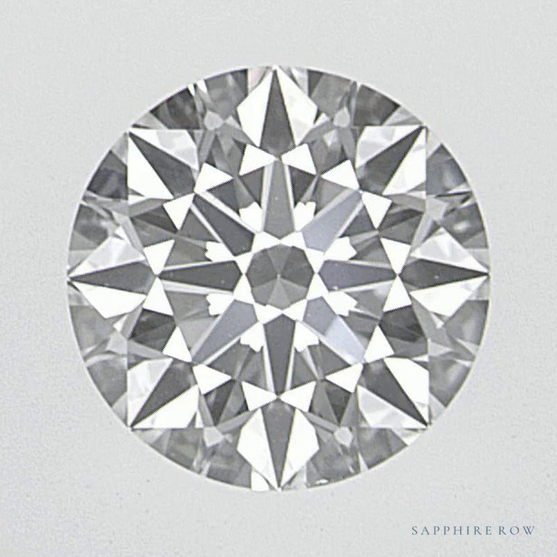 0.72 ct lab-grown diamond, round cut | Sapphire Row · cut6