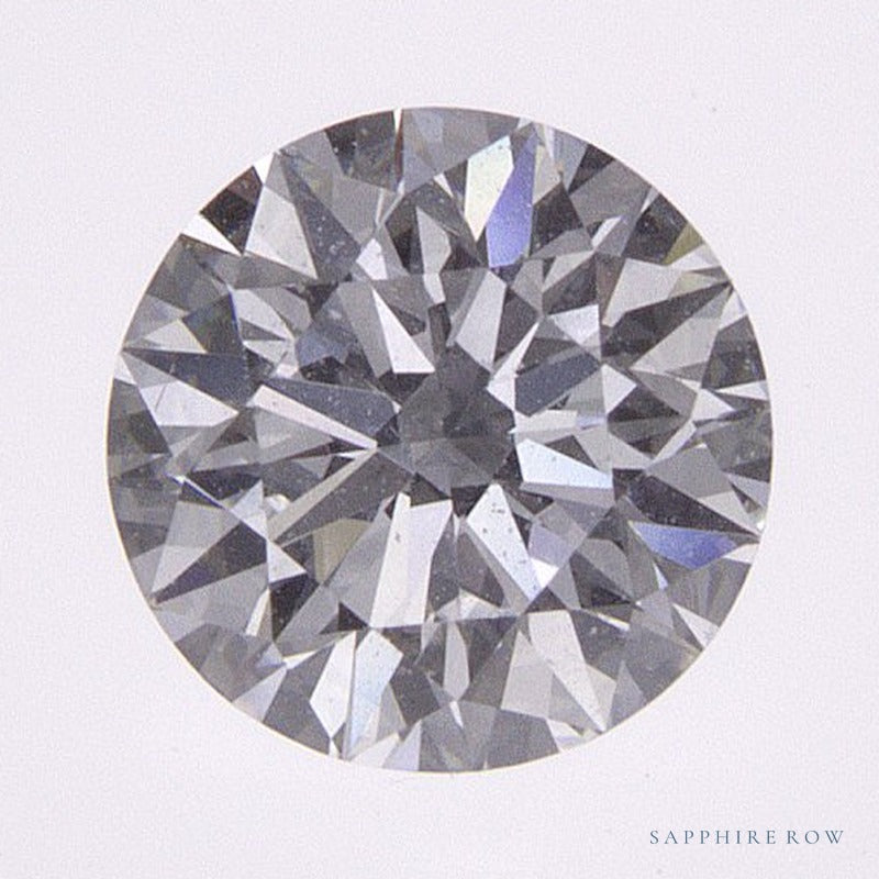 0.72 ct lab-grown diamond, round cut | Sapphire Row · cut6