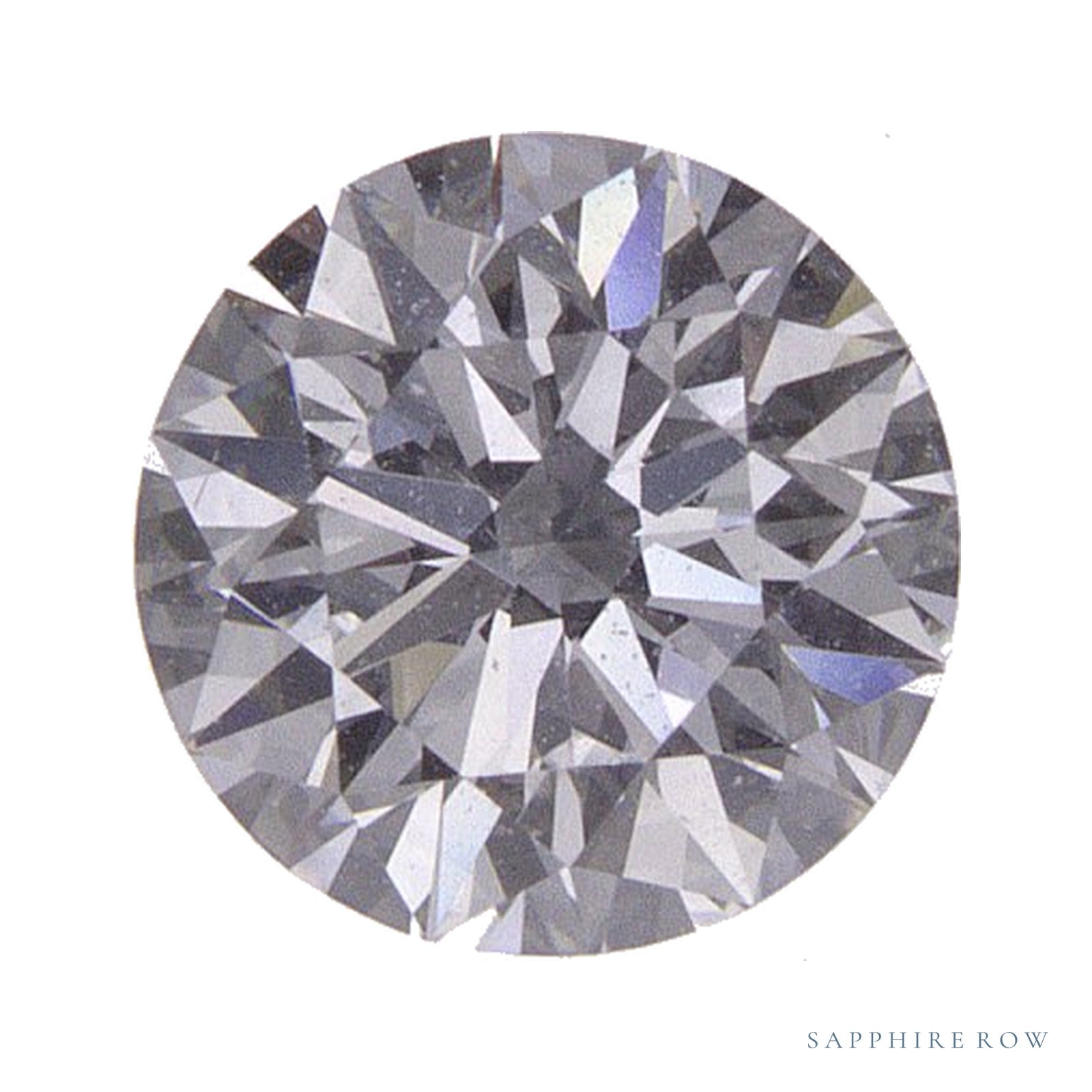 0.72 ct lab-grown diamond, round cut | Sapphire Row · cut4
