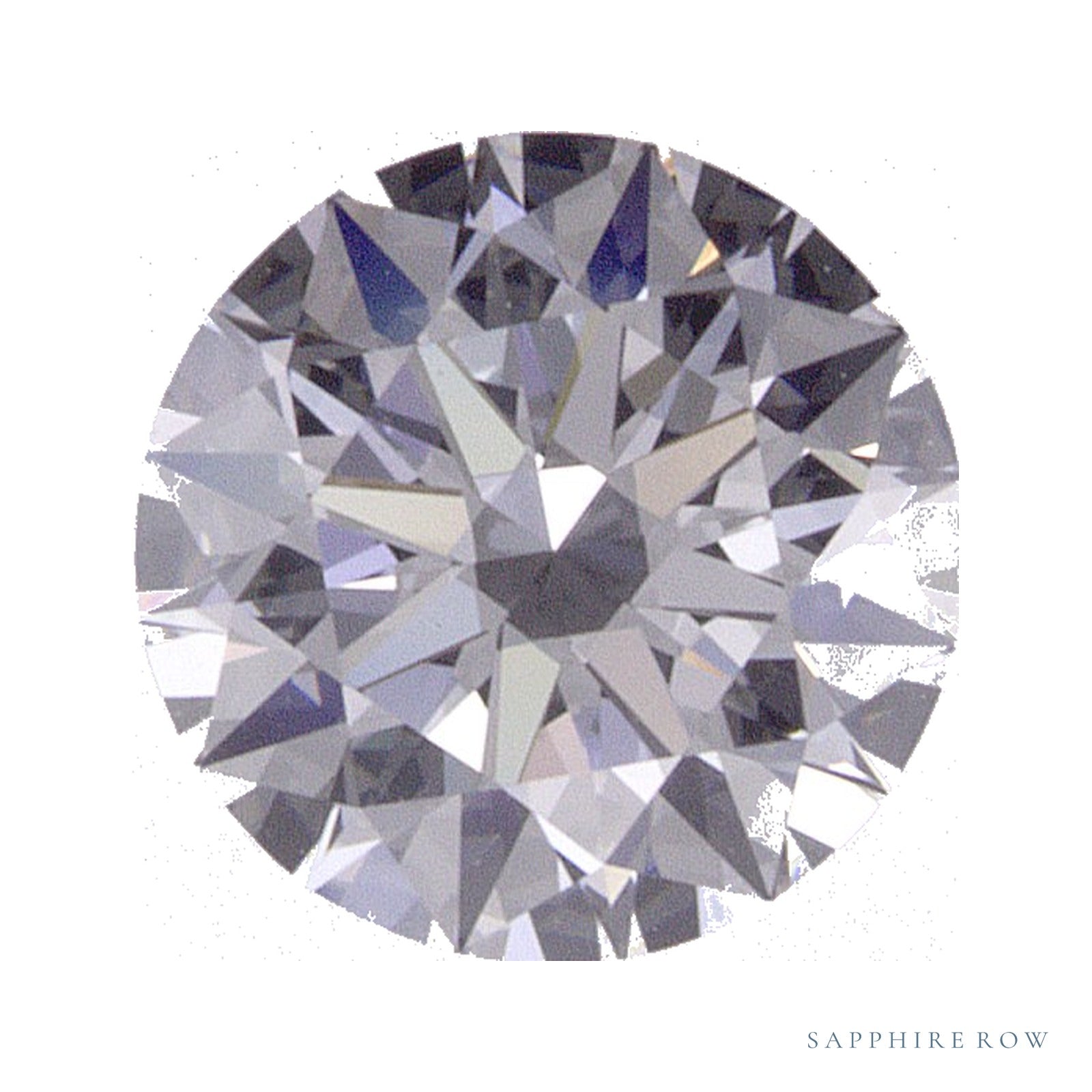 0.72 ct lab-grown diamond, round cut | Sapphire Row · cut4