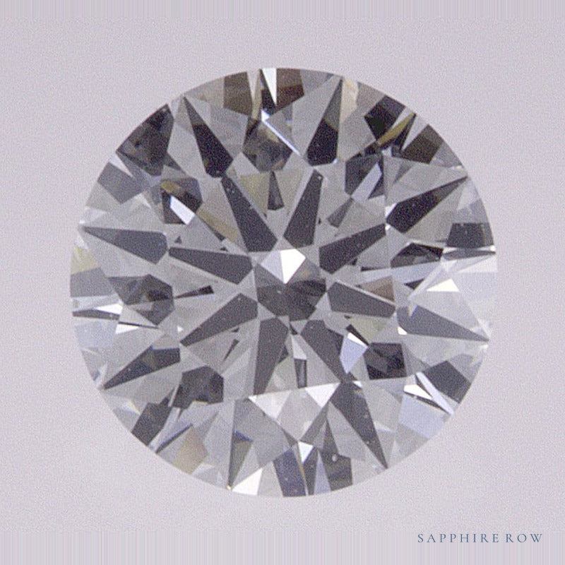 0.72 ct lab-grown diamond, round cut | Sapphire Row · cut6