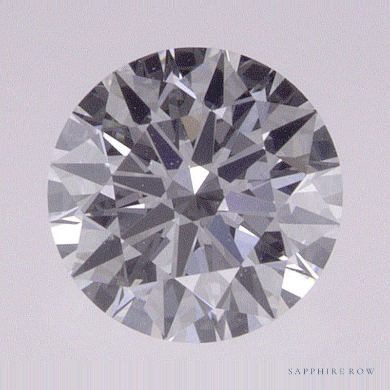 0.72 ct lab-grown diamond, round cut | Sapphire Row · cut6