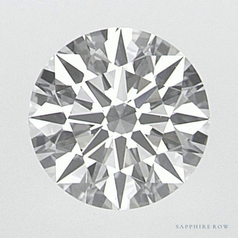 0.72 ct lab-grown diamond, round cut | Sapphire Row · cut6