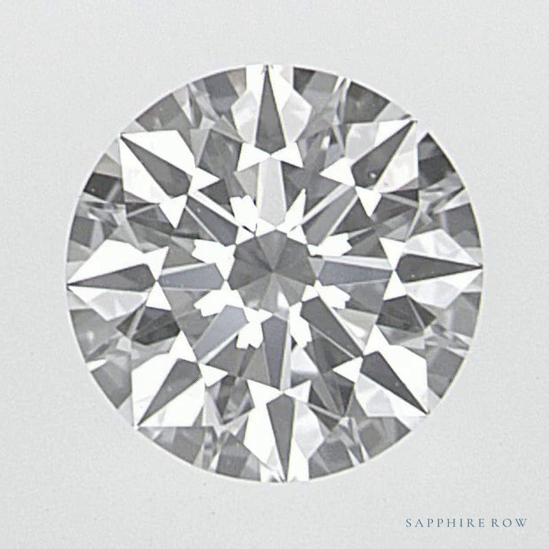 0.72 ct lab-grown diamond, round cut | Sapphire Row · cut6