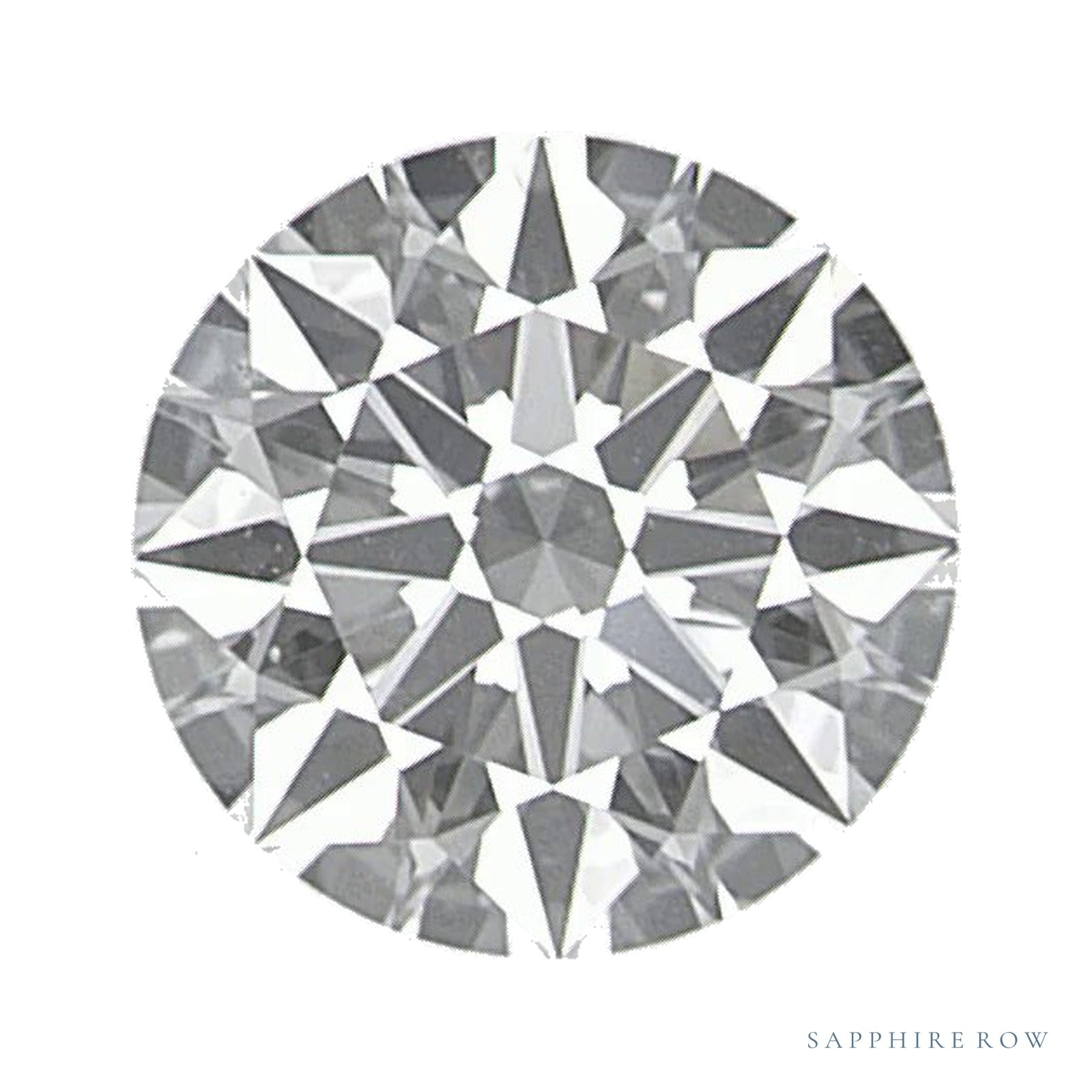 0.72 ct Round Lab-Grown Diamond – D VVS2 — Sapphire Row · cut · cut3 · cut4