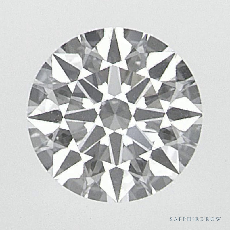 0.72 ct lab-grown diamond, round cut | Sapphire Row · cut6
