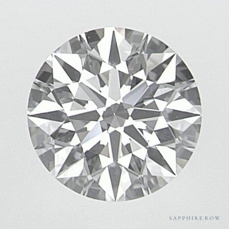 0.72 ct lab-grown diamond, round cut | Sapphire Row · cut6