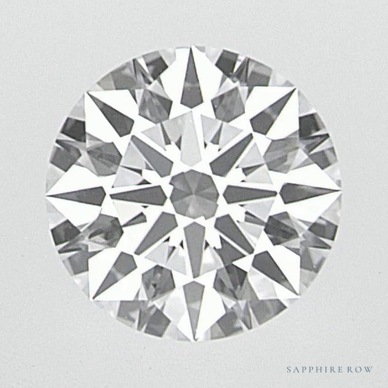 0.72 ct lab-grown diamond, round cut | Sapphire Row · cut6