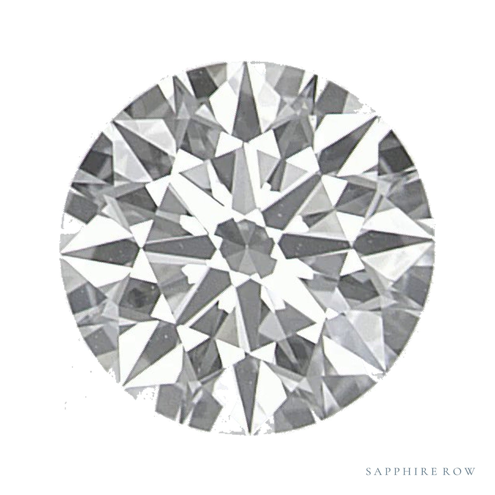 0.72 ct Round Lab-Grown Diamond – D VVS2 — Sapphire Row · cut · cut3 · cut4