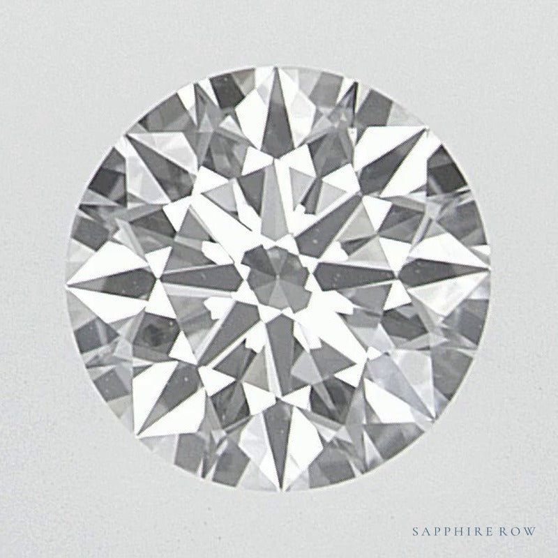 0.72 ct lab-grown diamond, round cut | Sapphire Row · cut6