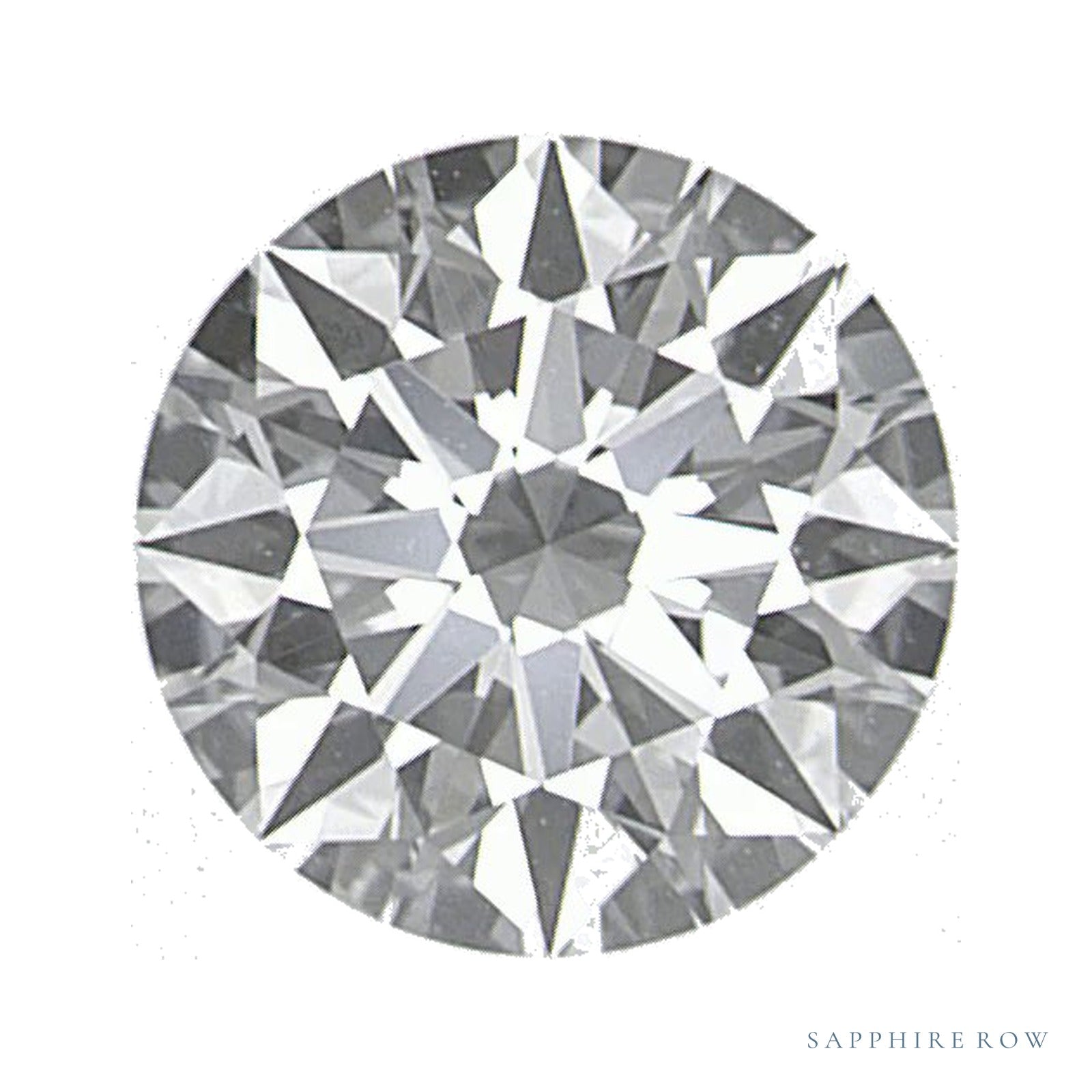 0.72 ct Round Lab-Grown Diamond – D VVS2 — Sapphire Row · cut · cut3 · cut4