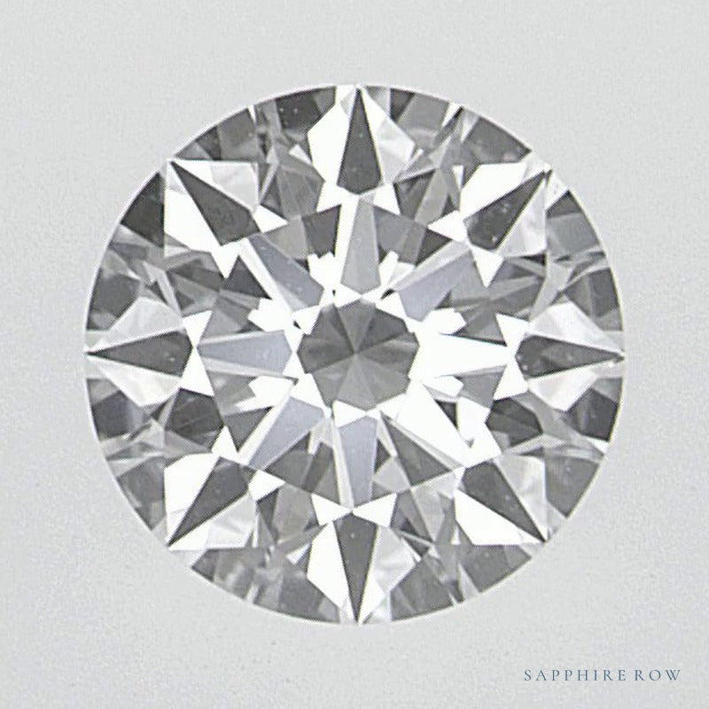 0.72 ct lab-grown diamond, round cut | Sapphire Row · cut6