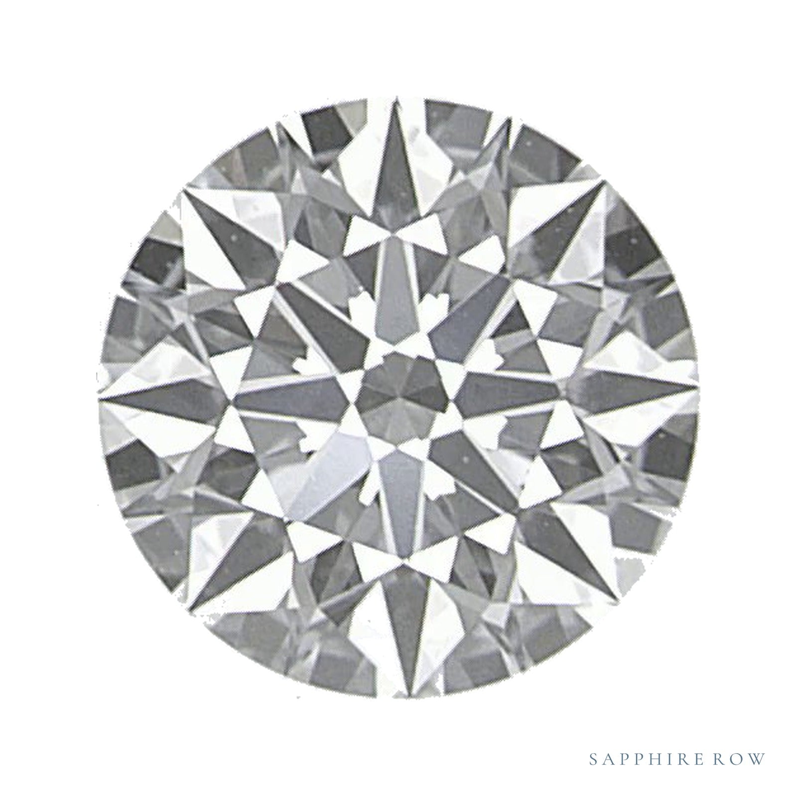 0.72 ct Round Lab-Grown Diamond – D VVS2 — Sapphire Row · cut · cut3 · cut4