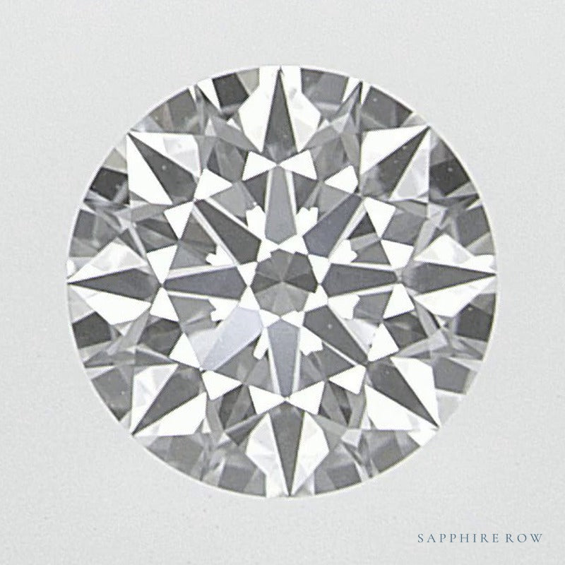 0.72 ct lab-grown diamond, round cut | Sapphire Row · cut6