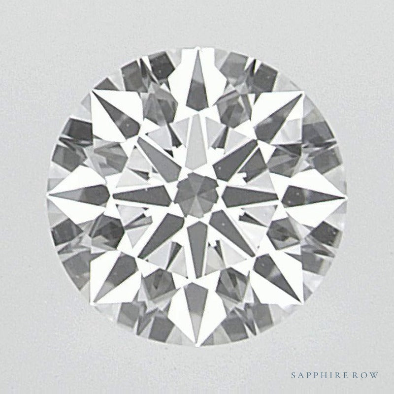 0.72 ct lab-grown diamond, round cut | Sapphire Row · cut7