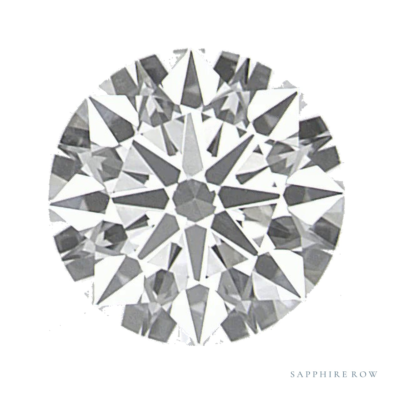 0.72 ct Round Lab-Grown Diamond – D VVS2 — Sapphire Row · cut · cut3 · cut4