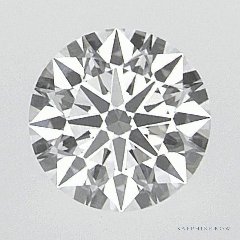 0.72 ct lab-grown diamond, round cut | Sapphire Row · cut6