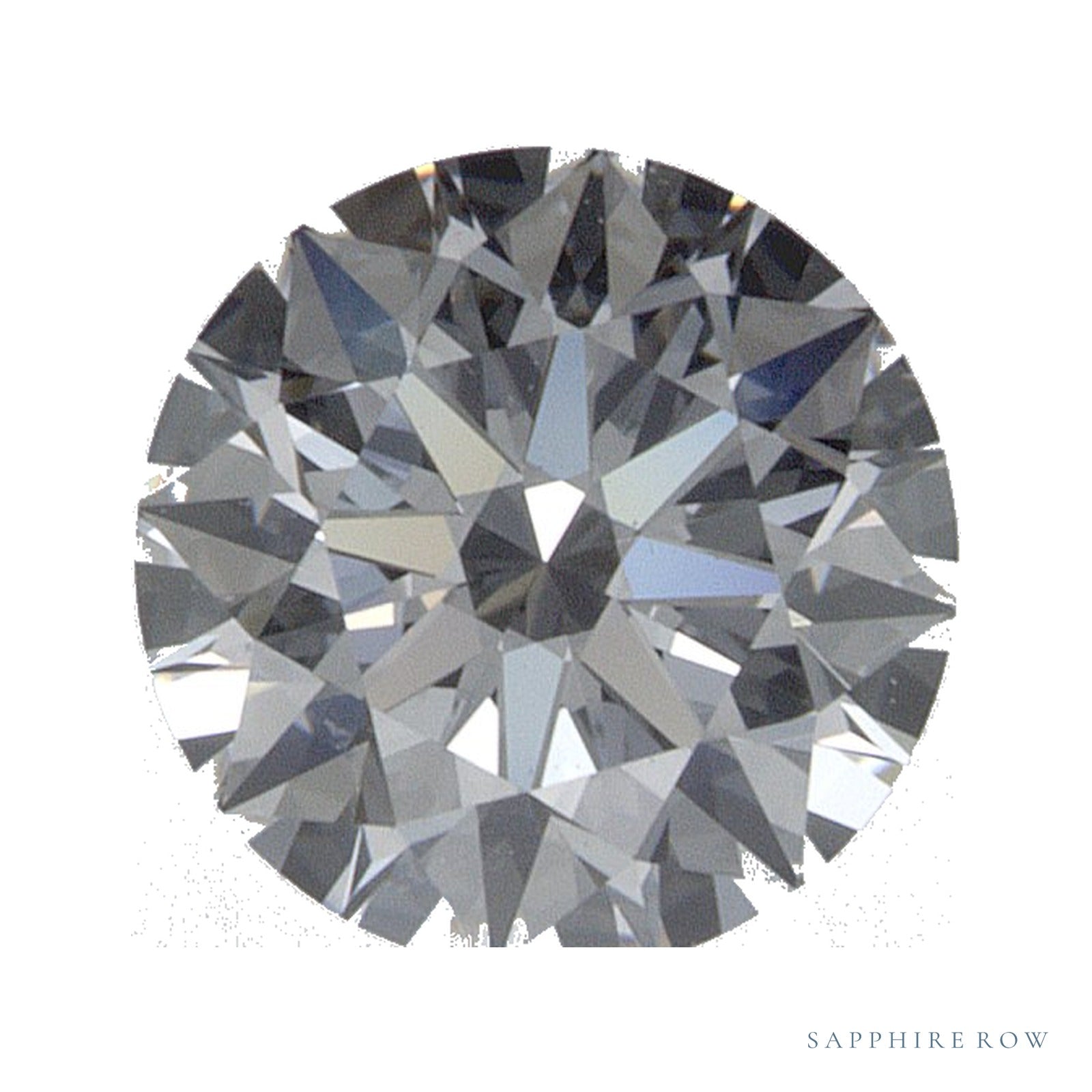 0.72 ct lab-grown diamond, round cut | Sapphire Row · cut4