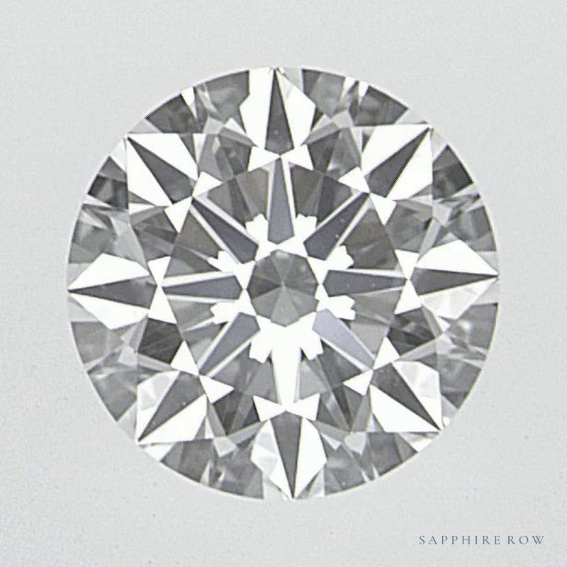0.72 ct lab-grown diamond, round cut | Sapphire Row · cut6