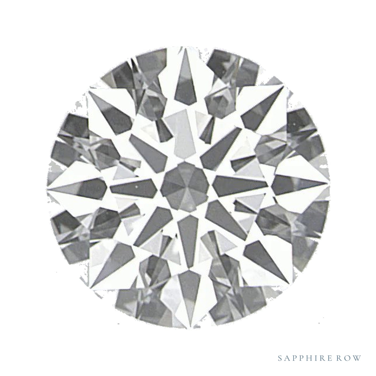 0.72 ct Round Lab-Grown Diamond – D VVS1 — Sapphire Row · cut · cut3 · cut4