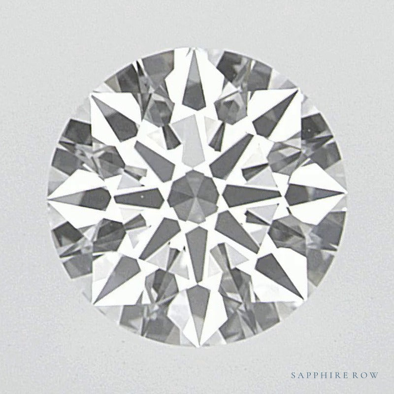 0.72 ct lab-grown diamond, round cut | Sapphire Row · cut6