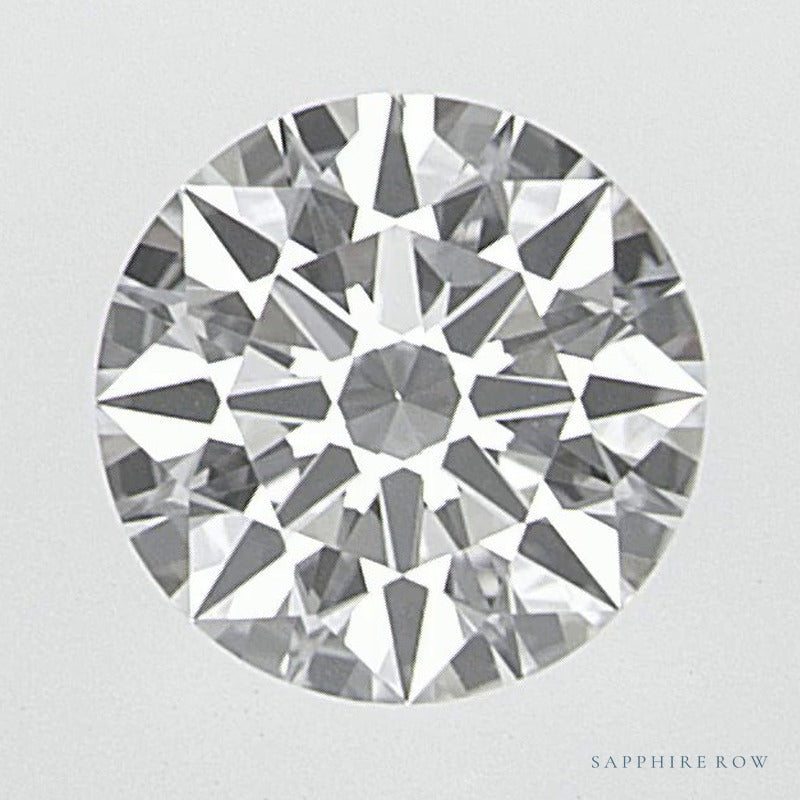 0.72 ct lab-grown diamond, round cut | Sapphire Row · cut6