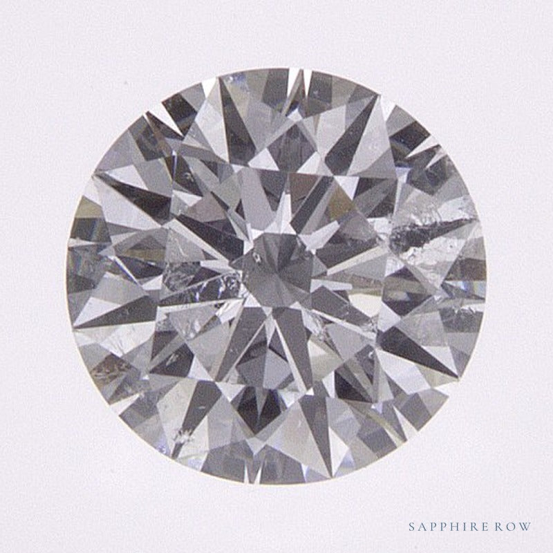 0.72 ct lab-grown diamond, round cut | Sapphire Row · cut6