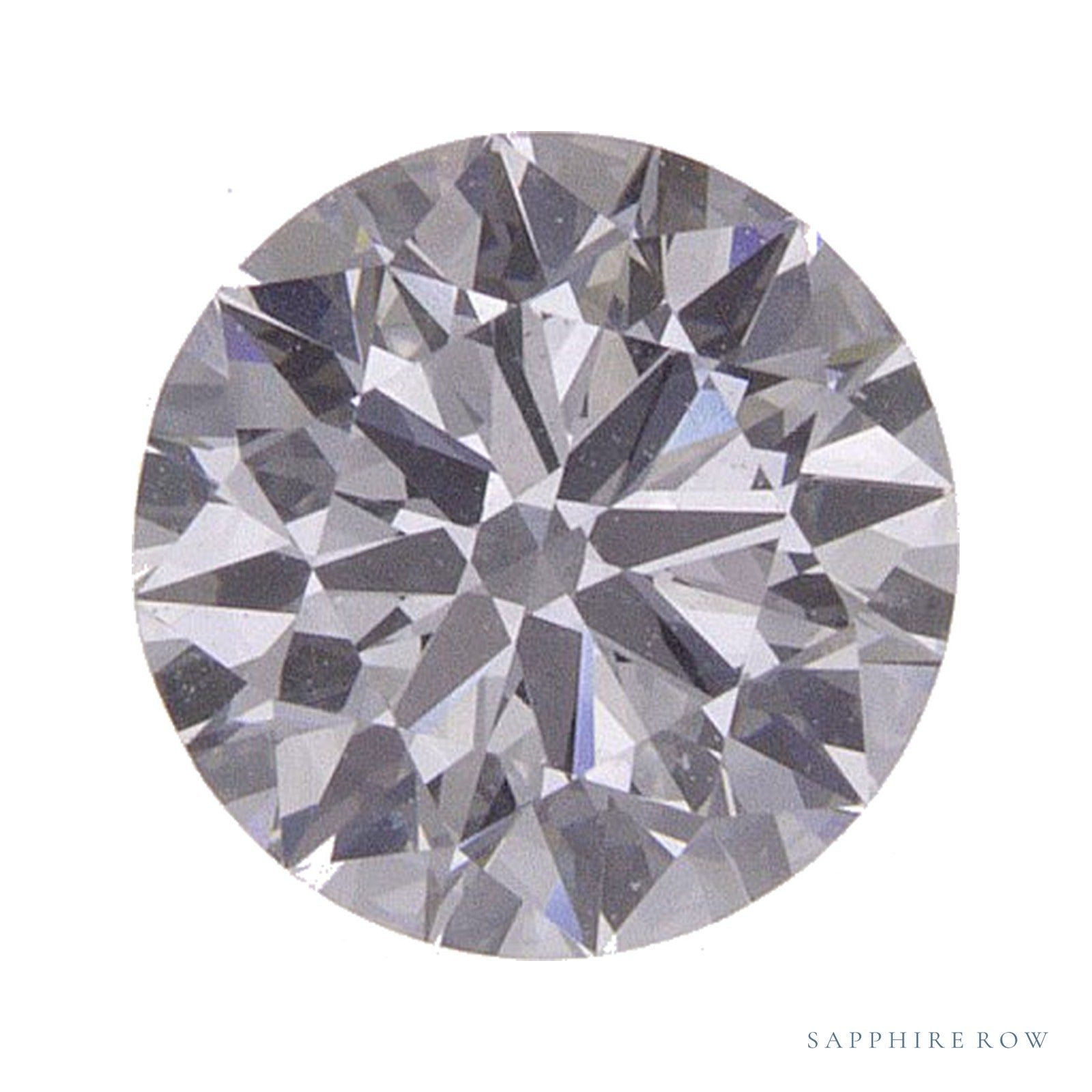 0.72 ct lab-grown diamond, round cut | Sapphire Row · cut4