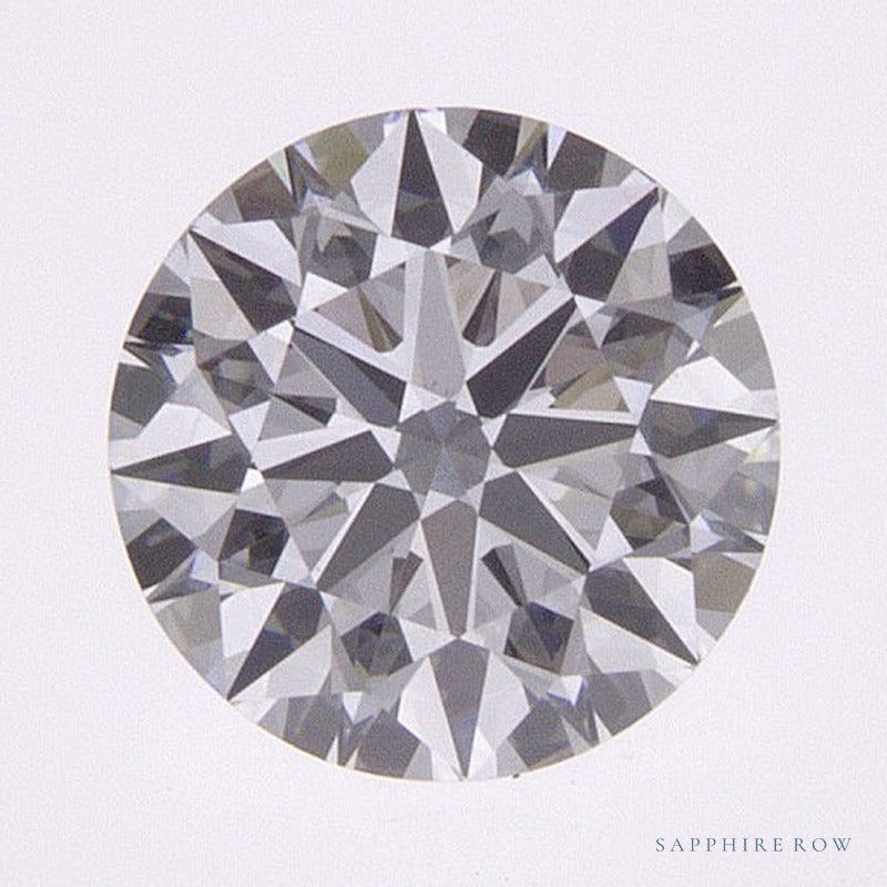 0.72 ct lab-grown diamond, round cut | Sapphire Row · cut6
