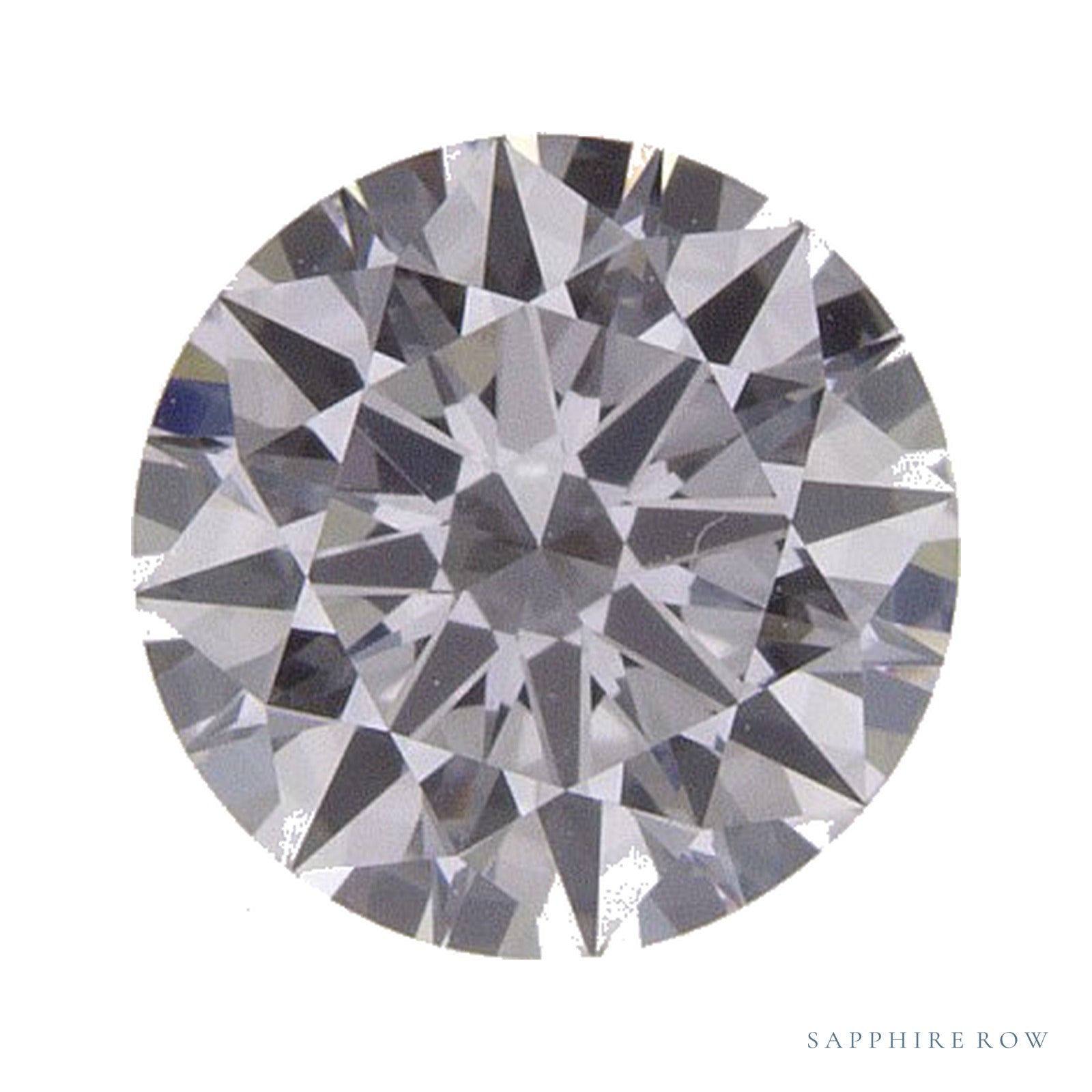 0.72 ct lab-grown diamond, round cut | Sapphire Row · cut4