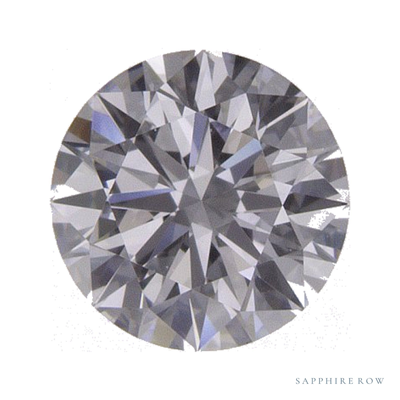 0.72 ct lab-grown diamond, round cut | Sapphire Row · cut4